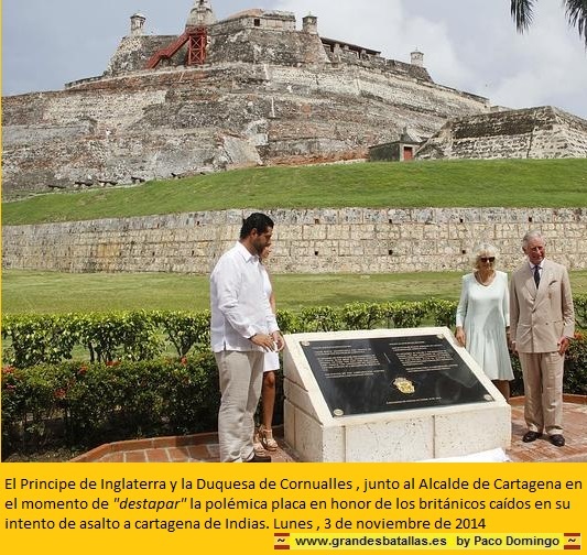 INAGURACION DE LA PLACA POR EL OREJAS Y LA CORNUALLES